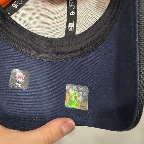 NWT New Era 9Forty Hat Denver Broncos NFL Embroidered Orange Adjustable Football - Picture 10 of 10